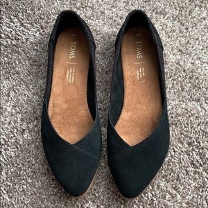 TOMS Black Jutti Flats